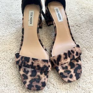 Steve Madden cheetah print heels